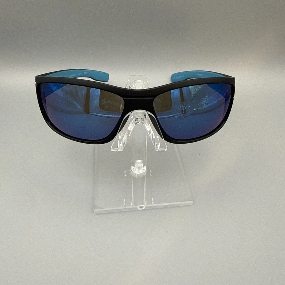 Beeline Authentic Fishing Cycling Sports Polarized   Blue /Black Wrep Sunglasses